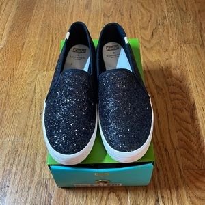 KATE SPADE KEDS DOUBLE DECKER GLITTER SNEAKER